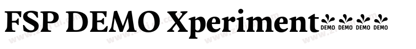 FSP DEMO Xperiment字体转换 FSP DEMO Xperiment字体转换